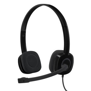Logitech H151 Single-pin Stereo Headset - Black