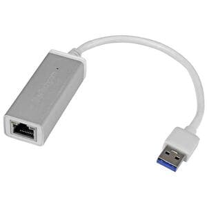 ADAPTADOR RED ETHERNET GIGABIT EXTERNO USB 3.0 PLATEADO