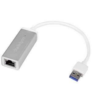 StarTech.com USB 3.0 to Gigabit Network Adapter - Silver - Sleek Aluminum Design for MacBook, Chromebook or Tablet - Nativ