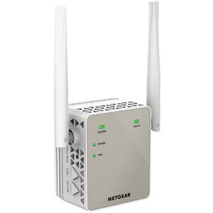 Netgear EX6120 IEEE 802.11ac 1.17 Gbit/s Wireless Range Extender - 2.40 GHz, 5 GHz - 1 x Network (RJ-45) - Wall Mountable