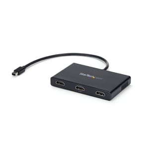 StarTech.com 3 Port Mini DisplayPort MST Hub - 4K 30Hz - Mini DP to HDMI Video Splitter for Multiple Monitors - mDP to HDM