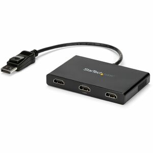 StarTech.com 3-Port Multi-Monitor Adapter, DisplayPort 1.2 auf 3x HDMI MST Hub, 3 1080p HDMI Monitore, Erweitertes oder Ge