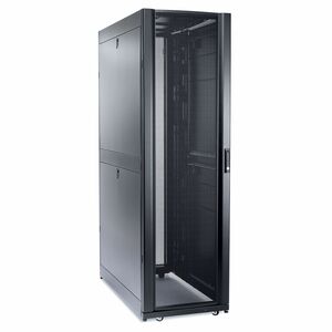 NetShelter SX 45U 600mm Wide x 1200mm Deep Enclosure with Sides Black
