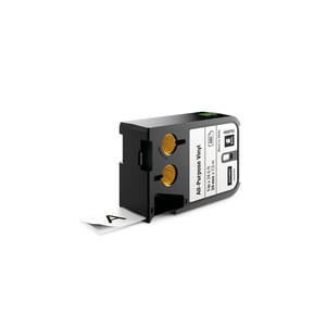 Dymo Label Tape - 24 mm Width x 1000 mm Length - Rectangle - Thermal Transfer - Black on White - Vinyl - 1 Each