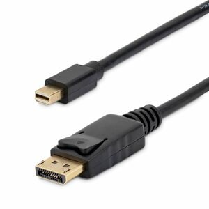 StarTech.com 3ft (1m) Mini DisplayPort to DisplayPort 1.2 Cable, 4K x 2K mDP to DisplayPort Adapter Cable, Mini DP to DP C