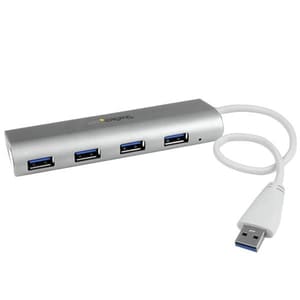 StarTech.com 4-Port USB Hub, USB A to 4x USB-A Ports, USB 5Gbps, Bus-Powered, Portable Laptop USB 3.0 Hub - Bus-powered US