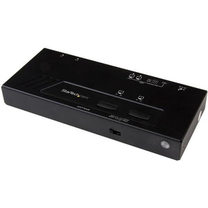StarTech.com 2x2 HDMI Matrix Switch - 4K with Fast Switching, Auto-Sensing and Serial Control - Automatically switch betwe