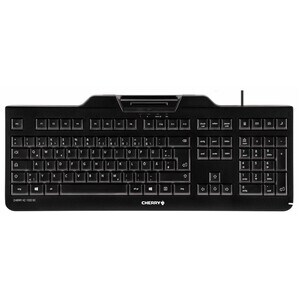 CHERRY KC 1000 SC Keyboard - Cable Connectivity - USB Interface - English (US) - Black - Mechanical Keyswitch