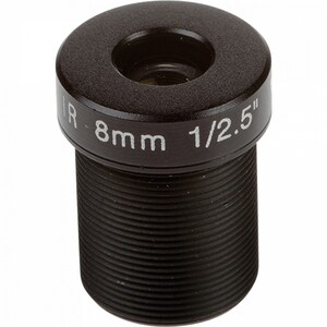 AXIS - 8 mmf/1.6 - Fixed Lens for M12-mount - Designed for Surveillance Camera