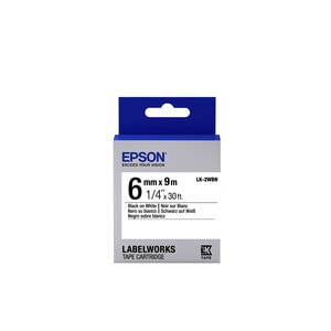 Epson Label Tape - 6 mm Width - White