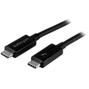 StarTech.com 1m (3.3ft) Thunderbolt 3 Cable, 20Gbps, 100W PD, 4K Video, Thunderbolt-Certified, Compatible w/ TB4/USB 3.2/D