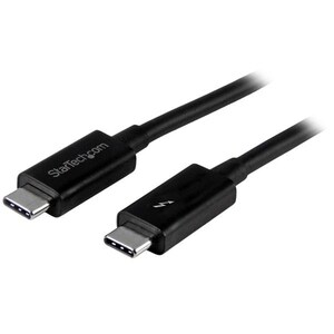 StarTech.com 1m (3.3ft) Thunderbolt 3 Cable, 20Gbps, 100W PD, 4K Video, Thunderbolt-Certified, Compatible w/ TB4/USB 3.2/D