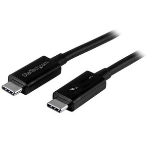 StarTech.com 50cm (1.6ft) Thunderbolt 3 Cable, 40Gbps, 100W PD, 4K/5K Video, Thunderbolt-Certified, Compatible w/ TB4/USB 