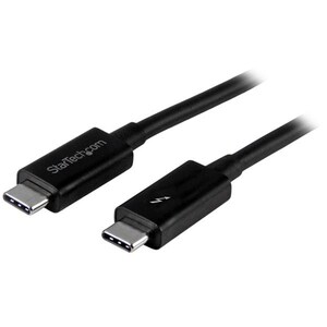 StarTech.com 1m Passives Thunderbolt 3 Kabel, 20Gbps, 100W PD, 4K Video, Kompatibel mit USB4/DP Alt Mode, Thunderbolt 4, U