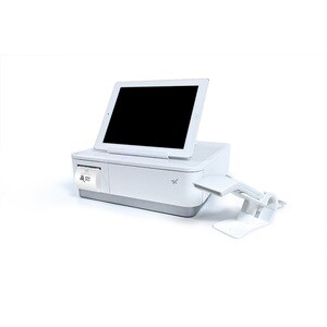 Star Micronics mPOP BCR-POP1 WHT Handheld Barcode Scanner - Cable Connectivity - White - 100 scan/s - 70 mm Scan Distance 