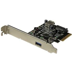 StarTech.com 2 Port USB 3.1 (10Gbps) Card - USB-A 1x External 1x Internal - PCIe USB 3.1 Card with Type-A - PCI Express - 