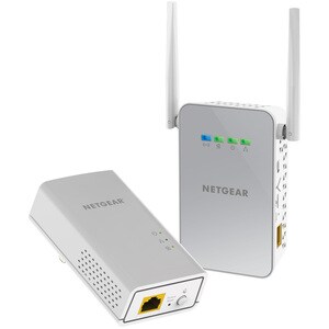 Adaptateur de réseau powerLine - Netgear PLW1000 - 1 x Réseau (RJ-45) - 1000 Mbit/s PowerLine - 500 m² Couverture de la zo