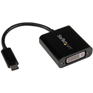 StarTech.com USB C to DVI Adapter - Thunderbolt 3 Compatible - 1920x1200 - USB-C to DVI Adapter for USB-C devices such as 