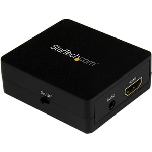 StarTech.com HDMI Audio Extractor - HDMI to 3.5mm Audio Converter - 2.1 Stereo Audio - 1080p - Functions: Audio Extraction