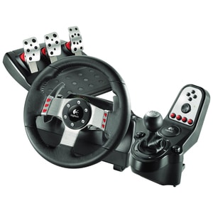 Logitech G27 Gaming Gear Shifter/Pedal/Steering Wheel - Cable - Yes - PC, PlayStation 2, PlayStation 3