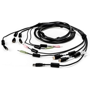 Vertiv AVOCENT 3.05 m KVM Cable - 1 - Cable for Keyboard, Mouse, KVM Switch - First End: 2 x 19-pin HDMI Type A Digital Au