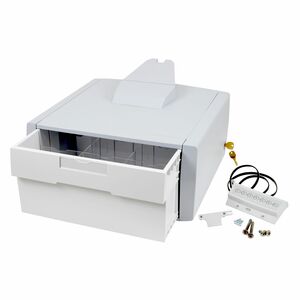 Ergotron Schublade - Groß - 907,2 g Belastbarkeit - Grau, Weiß - Tastensperre, Elektronische Sperre, Herausnehmbar, Schubl