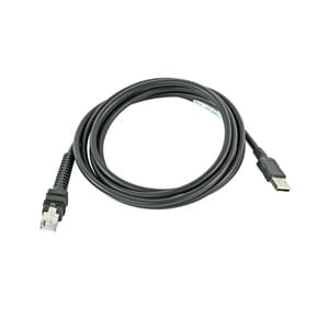 Zebra 2.13 m USB Data Transfer Cable - First End: USB - Shielding