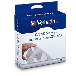 CD/DVD Paper Sleeves with Clear Window - 100pk Box - 100pk