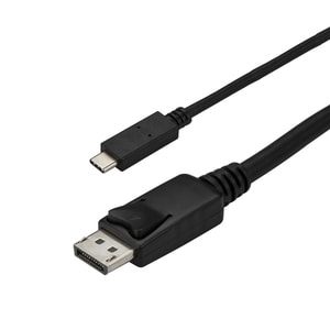 StarTech.com 6ft/1.8m USB C to DisplayPort 1.2 Cable 4K 60Hz - USB Type-C to DP Video Adapter Monitor Cable HBR2 - TB3 Com