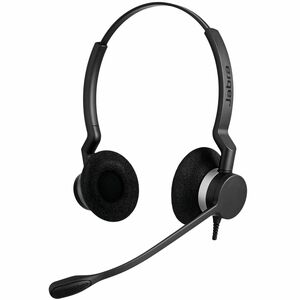 Jabra BIZ 2300 USB Com fios Headset Estéreo Fone de ouvido - Preto - Binaural - Supra-aural - Cancelamento de ruído Microf