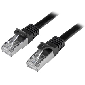StarTech.com 2m Cat6 Patch Cable - Shielded (SFTP) Snagless Gigabit Network Patch Cable - Black - Deliver high-performance