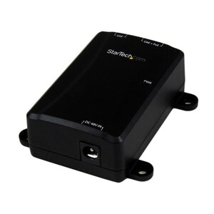 StarTech.com 1 Port Gigabit Midspan - PoE+ Injector - 802.3at and 802.3af - Wall-Mountable Power over Ethernet Injector Ad