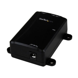 StarTech.com 1 Port Gigabit Midspan - PoE+ Injector - 802.3at and 802.3af - Wall-Mountable Power over Ethernet Injector Ad