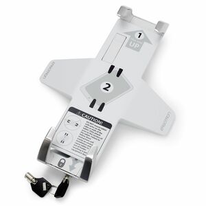 Ergotron Wandhalterung für Tablet, iPad Pro, iPad mini - Silber - Querformat/Hochformat - Bildschirmgröße: 20,1 cm bis 33 