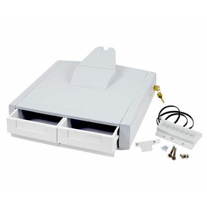Ergotron SV43 Primary Double Drawer for laptop carts - Medium - 907.2 g Load Capacity - Removable, Drawer Divider, Lockabl