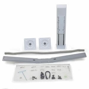 Ergotron WorkFit Dual Monitor Kit (white)