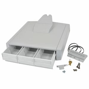 Ergotron SV43 Primary Triple Drawer for laptop carts - Small - 340.2 g Load Capacity - Lockable, Drawer Divider, Removable