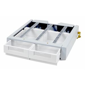 Ergotron SV Supplemental Storage Drawer, Double - Medium - 907.2 g Load Capacity - Removable, Drawer Divider, Lockable - Grey