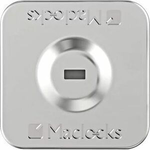 Compulocks Universal VHB Adhesive Security Plate Silver - Create a security slot on any device with 2" x 2" industrial str