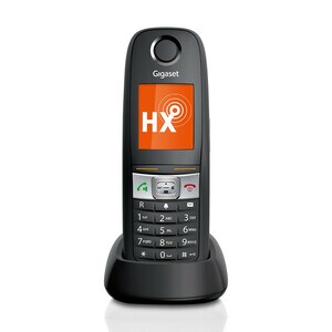 Gigaset E630HX Handset - Schwarz - Schnurlos - DECT - 200 Phone Book/Directory Memory - 4,6 cm (1,8 Zoll) Screen Size - He