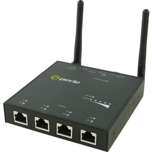 Perle IOLAN SDS4 W Device Server - Twisted Pair - 4 x Network (RJ-45) x Serial Port - 10/100/1000Base-T - Gigabit Ethernet