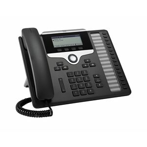 Cisco 7861 IP Phone - Corded - Corded - Wall Mountable, Desktop - Charcoal - 16 x Total Line - VoIP - 8.9 cm (3.5") - Enha