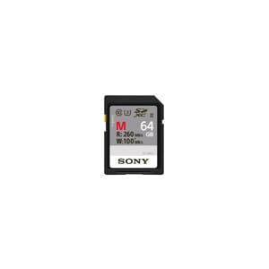 Sony SF-M64 64 GB Class 10/UHS-II (U3) SDXC - 260 MB/s Read - 100 MB/s Write