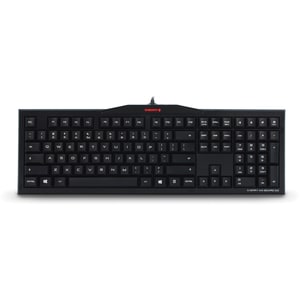 CHERRY G84-5200 Keyboard - Cable Connectivity - USB Interface - English (US) - Black - Computer - PC, Mac, Unix