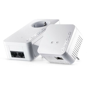 devolo dLAN 550 WiFi Powerline Network Adapter - 1 x Network (RJ-45) - 500 Mbit/s Powerline - 400 m Distance Supported - W