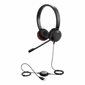 Cuffie Jabra EVOLVE 30 II UC Stereo Cavo Over-the-head Stereo - Nero - Binaural - Supra-aural - Noise Canceling - Mini-tel