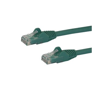 StarTech 10m CAT6 Ethernet Cable - Green Snagless Gigabit - 100W PoE UTP 250Mhz Category 6 Patch Cord UL Certified Wiring/