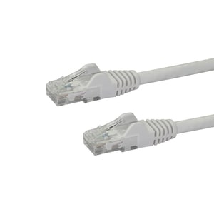 StarTech 10m CAT6 Ethernet Cable - White Snagless Gigabit - 100W PoE UTP 250Mhz Category 6 Patch Cord UL Certified Wiring/