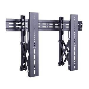 ITB - Staffa a muro Economy per monitor da 40" a 70", portata 40Kg. VESA Max 600x400, con microregolazioni e sistema Push