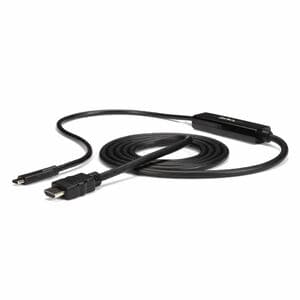 StarTech.com USB C to HDMI Cable - 3 ft / 1m - USB-C to HDMI 4K 60Hz - USB Type C to HDMI - Computer Monitor Cable - Elimi